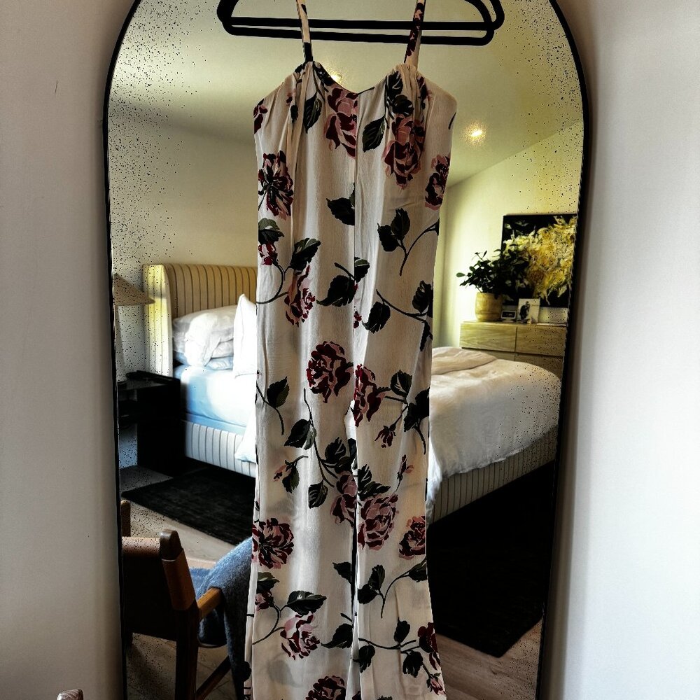 Stone Cold Fox Rose Print Jumpsuit Size 1